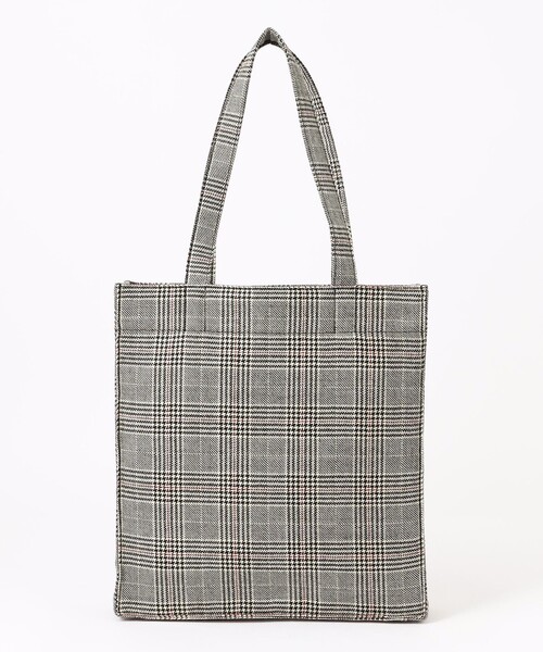 MACKINTOSH PHILOSOPHY（ﾏｯｷﾝﾄｯｼｭ ﾌｨﾛｿﾌｨｰ）の「チェックツイードロゴトート（トートバッグ・レディース・ブラウン/グレー系その他2・FREE）」の7枚目の写真