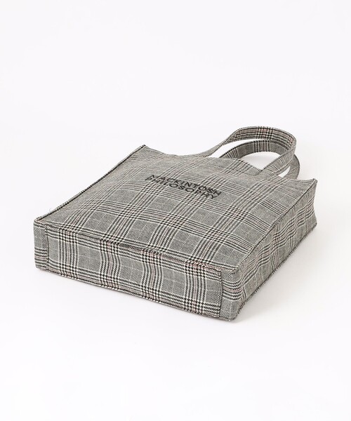 MACKINTOSH PHILOSOPHY（ﾏｯｷﾝﾄｯｼｭ ﾌｨﾛｿﾌｨｰ）の「チェックツイードロゴトート（トートバッグ・レディース・ブラウン/グレー系その他2・FREE）」の9枚目の写真