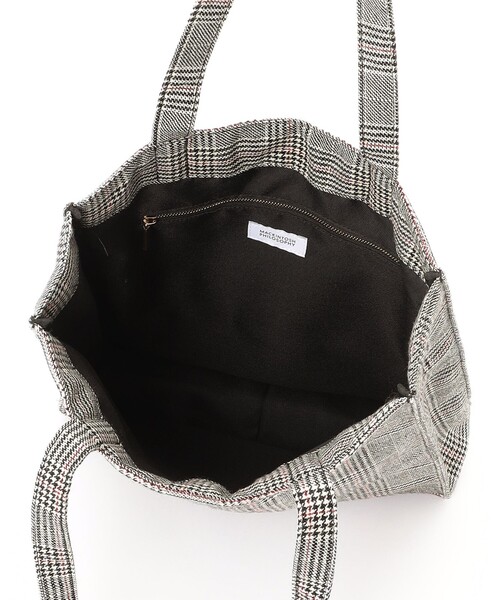 MACKINTOSH PHILOSOPHY（ﾏｯｷﾝﾄｯｼｭ ﾌｨﾛｿﾌｨｰ）の「チェックツイードロゴトート（トートバッグ・レディース・ブラウン/グレー系その他2・FREE）」の10枚目の写真