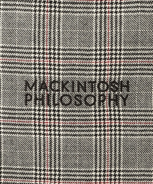 MACKINTOSH PHILOSOPHY（ﾏｯｷﾝﾄｯｼｭ ﾌｨﾛｿﾌｨｰ）の「チェックツイードロゴトート（トートバッグ・レディース・ブラウン/グレー系その他2・FREE）」の12枚目の写真