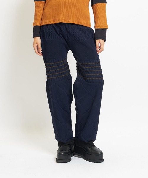 gomme(ゴム)の「マルチニットパンツ(その他パンツ・レディース・チャコールグレー/ブラック/ネイビー・FREE)」の3枚目の写真