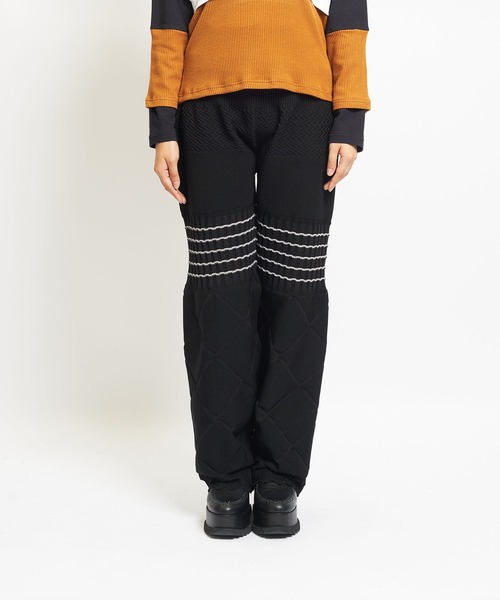 gomme(ゴム)の「マルチニットパンツ(その他パンツ・レディース・チャコールグレー/ブラック/ネイビー・FREE)」の21枚目の写真