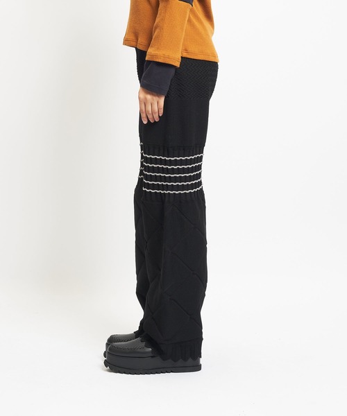 gomme(ゴム)の「マルチニットパンツ(その他パンツ・レディース・チャコールグレー/ブラック/ネイビー・FREE)」の22枚目の写真