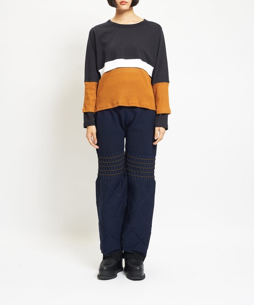 gomme(ゴム)の「マルチニットパンツ(その他パンツ・レディース・チャコールグレー/ブラック/ネイビー・FREE)」の19枚目の写真