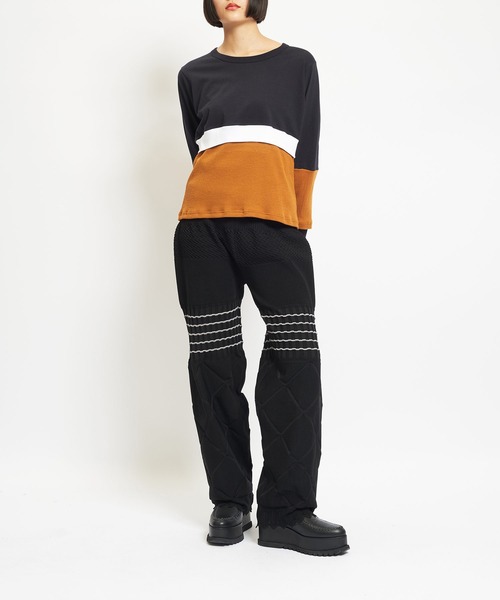 gomme(ゴム)の「マルチニットパンツ(その他パンツ・レディース・チャコールグレー/ブラック/ネイビー・FREE)」の13枚目の写真