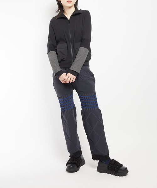 gomme(ゴム)の「マルチニットパンツ(その他パンツ・レディース・チャコールグレー/ブラック/ネイビー・FREE)」の16枚目の写真