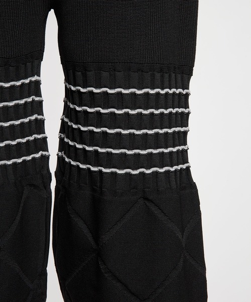 gomme(ゴム)の「マルチニットパンツ(その他パンツ・レディース・チャコールグレー/ブラック/ネイビー・FREE)」の4枚目の写真