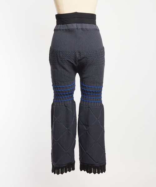 gomme(ゴム)の「マルチニットパンツ(その他パンツ・レディース・チャコールグレー/ブラック/ネイビー・FREE)」の7枚目の写真