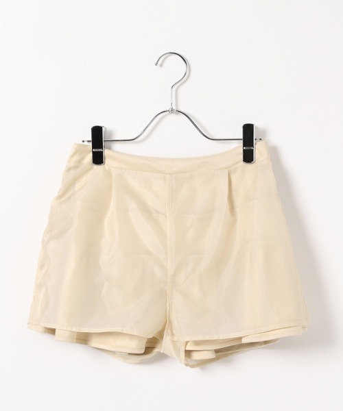 3.3 Field Trip （3.3フィールドトリップ）の「3.3 Field Trip／フェイクスウェードフリルスカート（スカート・レディース・アイボリー/ブラウン・FREE）」の4枚目の写真