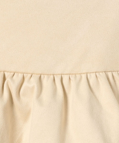 3.3 Field Trip （3.3フィールドトリップ）の「3.3 Field Trip／フェイクスウェードフリルスカート（スカート・レディース・アイボリー/ブラウン・FREE）」の8枚目の写真