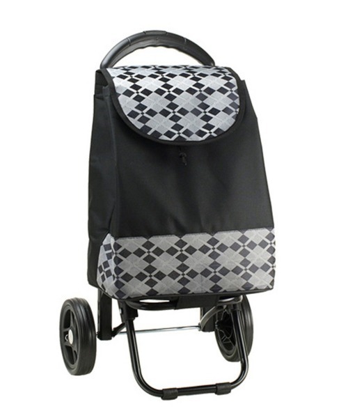 BACKYARD FAMILY(バックヤードファミリー)の「VALENTINO VISCANI ヴァレンチノ ヴィスカーニ 保冷ショピングカート(クラッチバッグ・レディース・ブラック×グレー/アイボリー/ブラック×レッド/ブラック系その他2/ブラック×ブラック/ブラック系その他/パープル・FREE)」の2枚目の写真
