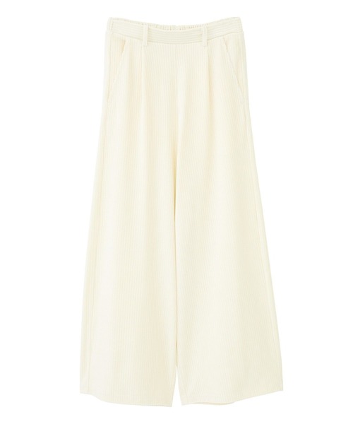 earth music&ecology（アースミュージックアンドエコロジー）の「コーデュロイタックパンツ（その他パンツ・レディース・アイボリー/ボルドー/ブラック・S/M）」の15枚目の写真