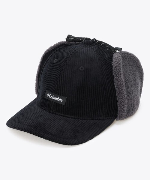 Columbia(コロンビア)の「コーデュロイ Columbia/ケンドリックパーク ファー フラップキャップ UVカット/コロンビア(キャップ・レディース・グリーン/アイボリー/ブラック・ONE SIZE)」の4枚目の写真