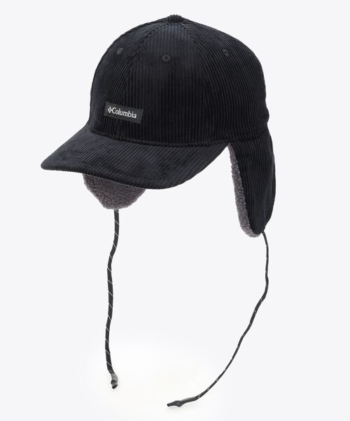 Columbia(コロンビア)の「コーデュロイ Columbia/ケンドリックパーク ファー フラップキャップ UVカット/コロンビア(キャップ・レディース・グリーン/アイボリー/ブラック・ONE SIZE)」の6枚目の写真