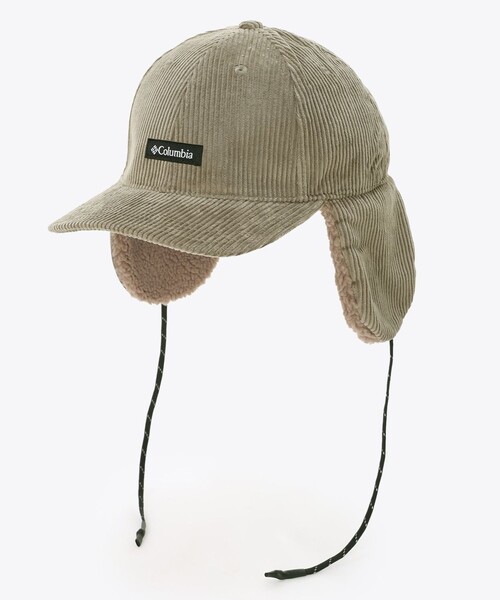Columbia(コロンビア)の「コーデュロイ Columbia/ケンドリックパーク ファー フラップキャップ UVカット/コロンビア(キャップ・レディース・グリーン/アイボリー/ブラック・ONE SIZE)」の10枚目の写真