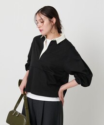 BEAUTY&YOUTH UNITED ARROWS | 【WEB限定】タックボリュームスリーブ ラガーシャツ(Tシャツ/カットソー)