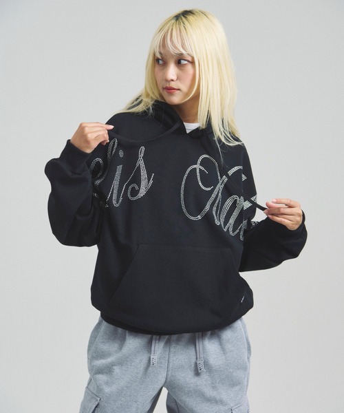GALLIS ADDICTION（ガリスアディクション）の「GA STONE BIG-LOGO HOODIE（パーカー・メンズ・グレー/ブラック・M/L）」の9枚目の写真