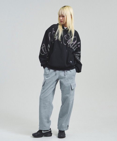 GALLIS ADDICTION（ガリスアディクション）の「GA STONE BIG-LOGO HOODIE（パーカー・メンズ・グレー/ブラック・M/L）」の13枚目の写真