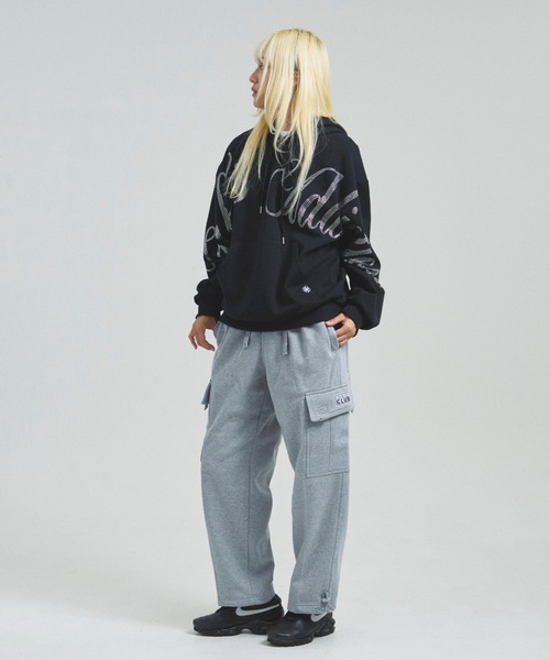 GALLIS ADDICTION（ガリスアディクション）の「GA STONE BIG-LOGO HOODIE（パーカー・メンズ・グレー/ブラック・M/L）」の14枚目の写真