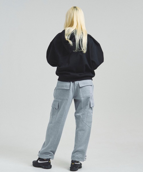 GALLIS ADDICTION（ガリスアディクション）の「GA STONE BIG-LOGO HOODIE（パーカー・メンズ・グレー/ブラック・M/L）」の16枚目の写真