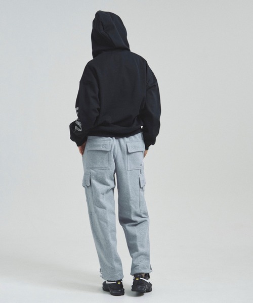 GALLIS ADDICTION（ガリスアディクション）の「GA STONE BIG-LOGO HOODIE（パーカー・メンズ・グレー/ブラック・M/L）」の18枚目の写真