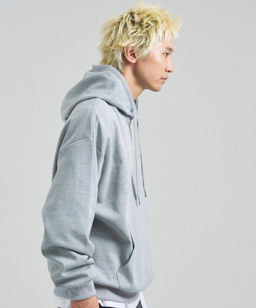 GALLIS ADDICTION（ガリスアディクション）の「GA STONE BIG-LOGO HOODIE（パーカー・メンズ・グレー/ブラック・M/L）」の21枚目の写真