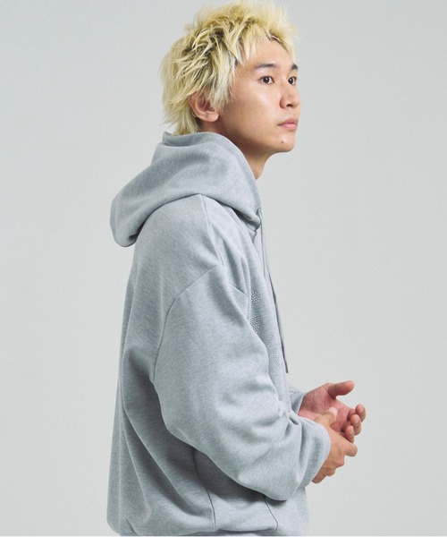 GALLIS ADDICTION（ガリスアディクション）の「GA STONE BIG-LOGO HOODIE（パーカー・メンズ・グレー/ブラック・M/L）」の22枚目の写真