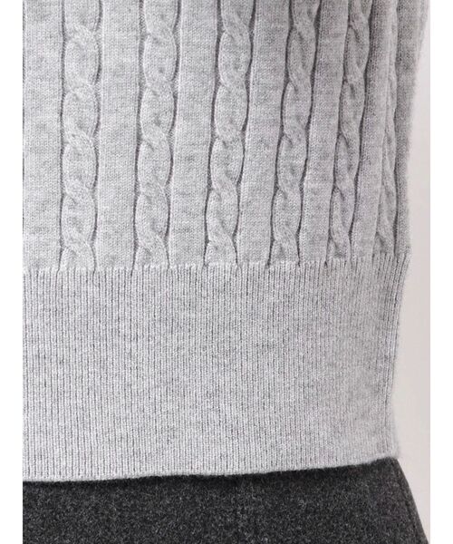RESEXXY（リゼクシー）の「ケーブルクロップドニットトップス（ニット/セーター・レディース・グレー/ホワイト/ピンク・FREE）」の22枚目の写真