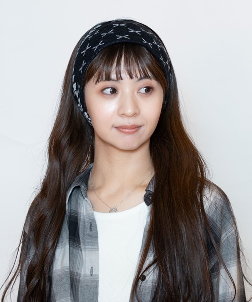 CA4LA（カシラ）の「BANDANA PATTERNED HB（ヘアバンド・メンズ・レッド/ブラック/ネイビー・ONESIZE）」の2枚目の写真