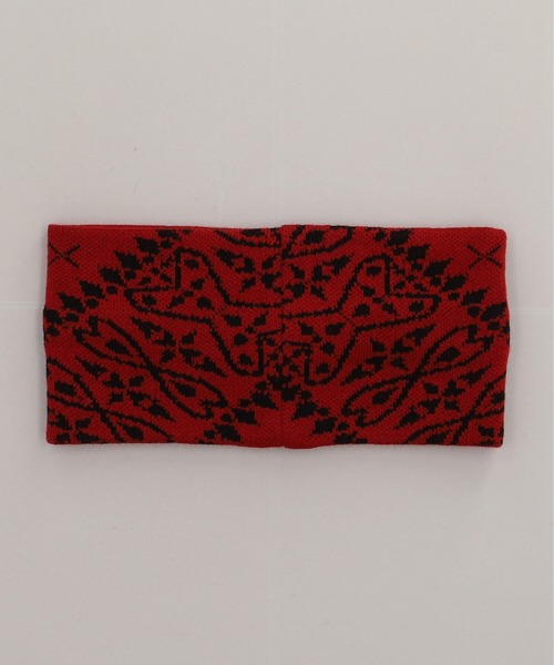 CA4LA（カシラ）の「BANDANA PATTERNED HB（ヘアバンド・メンズ・レッド/ブラック/ネイビー・ONESIZE）」の4枚目の写真