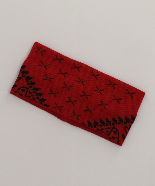 CA4LA（カシラ）の「BANDANA PATTERNED HB（ヘアバンド・メンズ・レッド/ブラック/ネイビー・ONESIZE）」の10枚目の写真