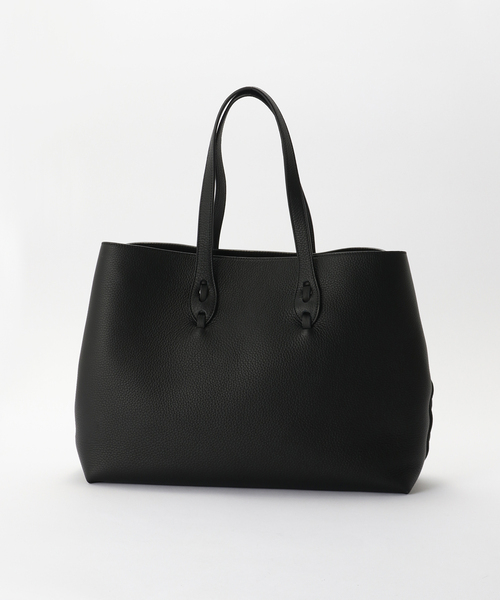 il micio(イル ミーチョ)の「IL MICIO(イルミーチョ) Pleats Tote M(トートバッグ・メンズ・ブラック・FREE)」の6枚目の写真