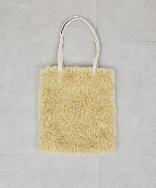 GALLARDAGALANTE(ガリャルダガランテ)の「【2.718】フェイクカシミヤトート(トートバッグ・レディース・オフホワイト/レモンイエロー・FREE)」の10枚目の写真