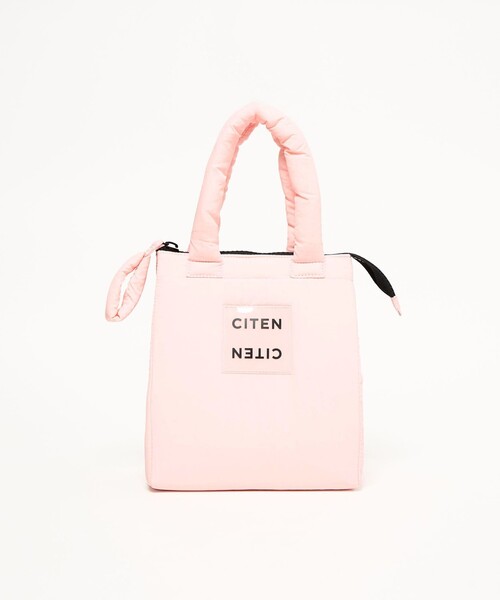 CITEN(シテン)の「<CITEN>パデッドロゴクリアランチM(トートバッグ・レディース・ロイヤルブルー/シルバー/ライトピンク/ブラック/クリーム/ケリーグリーン/その他1・FREE)」の7枚目の写真