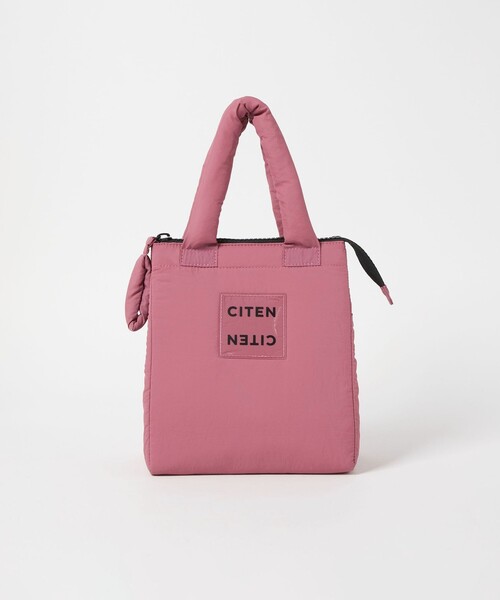 CITEN(シテン)の「<CITEN>パデッドロゴクリアランチM(トートバッグ・レディース・ロイヤルブルー/シルバー/ライトピンク/ブラック/クリーム/ケリーグリーン/その他1・FREE)」の5枚目の写真