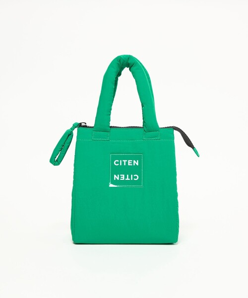 CITEN(シテン)の「<CITEN>パデッドロゴクリアランチM(トートバッグ・レディース・ロイヤルブルー/シルバー/ライトピンク/ブラック/クリーム/ケリーグリーン/その他1・FREE)」の3枚目の写真