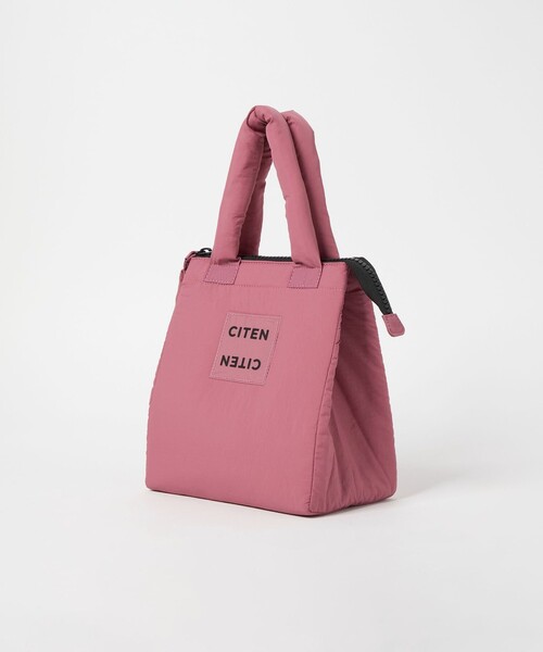 CITEN(シテン)の「<CITEN>パデッドロゴクリアランチM(トートバッグ・レディース・ロイヤルブルー/シルバー/ライトピンク/ブラック/クリーム/ケリーグリーン/その他1・FREE)」の10枚目の写真
