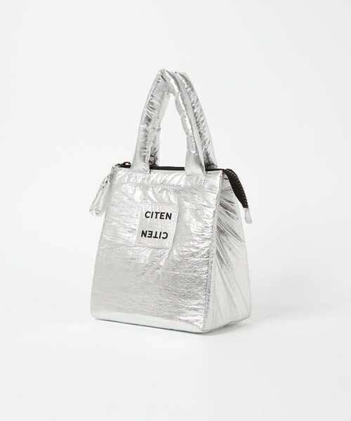 CITEN(シテン)の「<CITEN>パデッドロゴクリアランチM(トートバッグ・レディース・ロイヤルブルー/シルバー/ライトピンク/ブラック/クリーム/ケリーグリーン/その他1・FREE)」の18枚目の写真