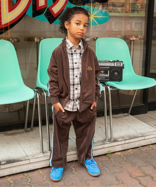 ジュニア対応】ベロアトラックジャケット(セットアップ可