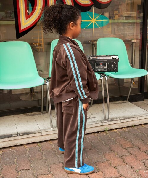 ジュニア対応】ベロアトラックジャケット(セットアップ可