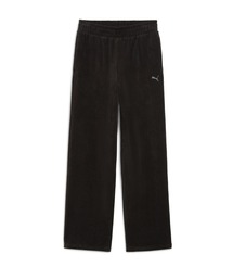 プーマ PUMA ESS ELEVATED ベロア リブ ストレート レッグ PT