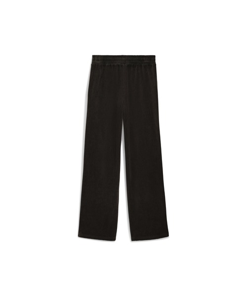 PUMA(プーマ)の「プーマ PUMA ESS ELEVATED ベロア リブ ストレート レッグ PT(その他パンツ・レディース・クリーム/ブラック・M/L/S/XL)」の3枚目の写真