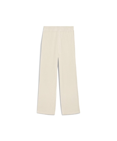 PUMA(プーマ)の「プーマ PUMA ESS ELEVATED ベロア リブ ストレート レッグ PT(その他パンツ・レディース・クリーム/ブラック・M/L/S/XL)」の4枚目の写真
