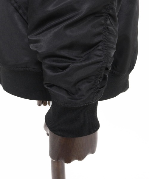 mj11218-リアルファー襟フライトジャケット(HLCM0206)（ミリタリー