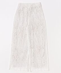 エンボスジャガードワイドパンツ