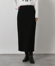 LAKOLE | <選べる着丈>12ゲージ総針ニットナロースカート / 607508(スカート)