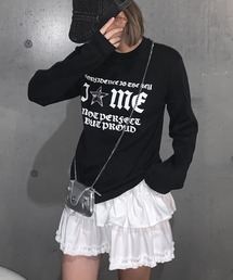 lilful（リルフル）の「【25年秋冬新作】Y2Kデザイン アソートロンT 迷彩柄/レオパード柄/ハートロゴ（Tシャツ/カットソー・レディース）」