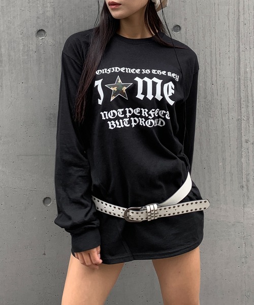 lilful(リルフル)の「Y2Kデザイン アソートロンT 迷彩柄/レオパード柄/ハートロゴ(Tシャツ/カットソー・レディース・ホワイト系その他3/ブラック系その他/ブラック系その他3/ブラック系その他2/ブラック/ホワイト系その他/ホワイト/グレー系その他/グレー/ホワイト系その他2・S/M)」の1枚目の写真