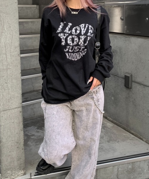 lilful(リルフル)の「Y2Kデザイン アソートロンT 迷彩柄/レオパード柄/ハートロゴ(Tシャツ/カットソー・レディース・ホワイト系その他3/ブラック系その他/ブラック系その他3/ブラック系その他2/ブラック/ホワイト系その他/ホワイト/グレー系その他/グレー/ホワイト系その他2・S/M)」の21枚目の写真