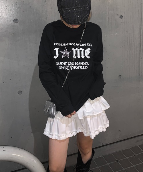 lilful(リルフル)の「Y2Kデザイン アソートロンT 迷彩柄/レオパード柄/ハートロゴ(Tシャツ/カットソー・レディース・ホワイト系その他3/ブラック系その他/ブラック系その他3/ブラック系その他2/ブラック/ホワイト系その他/ホワイト/グレー系その他/グレー/ホワイト系その他2・S/M)」の14枚目の写真